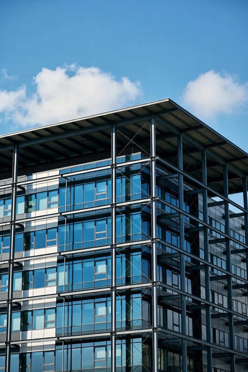 Modern commercial building